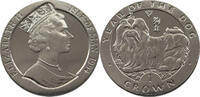 ISLE OF MAN 1 CROWN ELIZABETH II. (1952-2022) YEAR OF THE DOG -
