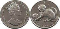 ISLE OF MAN 1 CROWN ELIZABETH II. (1952-2022) CAT -