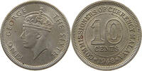MALAYA 10 CENTS GEORGE VI. (1936-1952) -