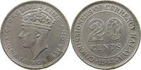 MALAYA 20 CENTS GEORGE VI. (1936-1952) -