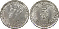 MALAYA 5 CENTS GEORGE VI. (1936-1952) -