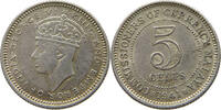 MALAYA 5 CENTS GEORGE VI. (1936-1952) -