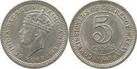 MALAYA 5 CENTS GEORGE VI. (1936-1952) -