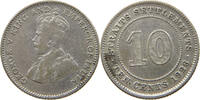 STRAITS SETTLEMENTS 10 CENTS GEORGE V. (1910-1936) -