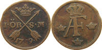 SWEDEN 1 ÖRE ADOLF FRIEDRICH (1751-1771) -