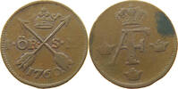 SWEDEN 1 ÖRE ADOLF FRIEDRICH (1751-1771) -