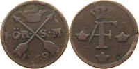 SWEDEN 1 ÖRE ADOLF FRIEDRICH (1751-1771) -