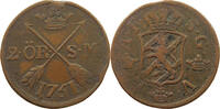 SWEDEN 2 ÖRE ADOLF FRIEDRICH (1751-1771) -