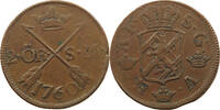 SWEDEN 2 ÖRE ADOLF FRIEDRICH (1751-1771) -