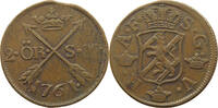 SWEDEN 2 ÖRE ADOLF FRIEDRICH (1751-1771) -