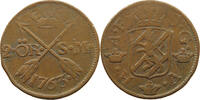 SWEDEN 2 ÖRE ADOLF FRIEDRICH (1751-1771) -