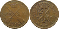 SWEDEN 2 ÖRE ADOLF FRIEDRICH (1751-1771) -