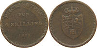 DENMARK 6 SKILLING FRIEDRICH VI. (1808-1839) -