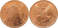 FALKLAND ISLANDS 2 CENTS ELIZABETH II. (1952-2022) -