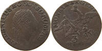 BRANDENBURG PREUßEN 3 GRÖSCHER Friedrich II. 1740-1786. -