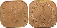 MALAYA 1 CENT GEORGE VI. (1936-1952) -