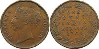 STRAITS SETTLEMENTS 1 CENT VICTORIA (1837-1901) -