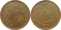 STRAITS SETTLEMENTS 1 CENT VICTORIA (1837-1901) -