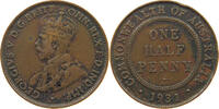 AUSTRALIA 1/2 PENNY GEORGE V. (1910-1936) -