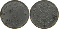 ERSATZMÜNZEN DES 1. WELTKRIEGS 5 PFENNIG 1919 E SS-VZ 10,00 EUR  plus 5,99 EUR verzending