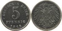 ERSATZMÜNZEN DES 1. WELTKRIEGS 5 PFENNIG 1919 F EDGE ERROR SS 10,00 EUR  plus 5,99 EUR verzending