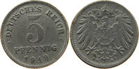 ERSATZMÜNZEN DES 1. WELTKRIEGS 5 PFENNIG 1919 G VZ 12,00 EUR  plus 5,99 EUR verzending