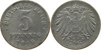 ERSATZMÜNZEN DES 1. WELTKRIEGS 5 PFENNIG 1919 G DIE ERROR SS 15,00 EUR  plus 5,99 EUR verzending
