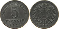 ERSATZMÜNZEN DES 1. WELTKRIEGS 5 PFENNIG 1919 G DIE ERROR SS 12,00 EUR  plus 5,99 EUR verzending