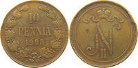 FINLAND 10 PENNIÄ NIKOLAUS II. (1894-1917) -