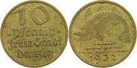 DANZIG 10 PFENNIG 1932 SS 9,00 EUR  plus 5,99 EUR verzending