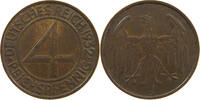 WEIMARER REPUBLIK 4 REICHSPFENNIG -