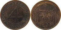 WEIMARER REPUBLIK 4 REICHSPFENNIG -