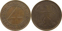 WEIMARER REPUBLIK 4 REICHSPFENNIG -