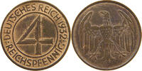 WEIMARER REPUBLIK 4 REICHSPFENNIG -