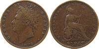 GREAT BRITAIN FARTHING GEORGE IV. (1820-1830) -