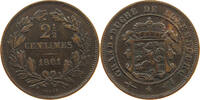 LUXEMBOURG 2 1/2 CENTIMES ADOLPH (1890-1905) -