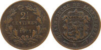 LUXEMBOURG 2 1/2 CENTIMES ADOLPH (1890-1905) -