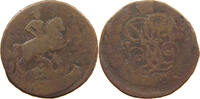 RUSSIA EMPIRE 1 KOPEK ELISABETH I. (1741-1761) -