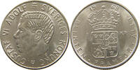 SWEDEN 1 KRONA GUSTAV VI. ADOLF (1950-1973) -