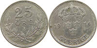 SWEDEN 25 ÖRE GUSTAV V. (1907-1950) -