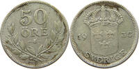 SWEDEN 50 ÖRE GUSTAV V. (1907-1950) -