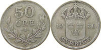 SWEDEN 50 ÖRE GUSTAV V. (1907-1950) -