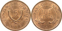 UGANDA 5 CENTS -