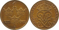 SWEDEN 1 ÖRE GUSTAV V. (1907-1950) -
