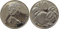 COOK ISLANDS 10 CENTS 1979 ELIZABETH II. (1952-2022) UNC 8,00 EUR  plus 5,99 EUR verzending