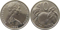 COOK ISLANDS 10 CENTS 1983 ELIZABETH II. (1952-2022) VZ 8,00 EUR  plus 5,99 EUR verzending