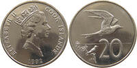 COOK ISLANDS 20 CENTS 1992 ELIZABETH II. (1952-2022) VZ 8,00 EUR  plus 5,99 EUR verzending