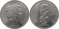 COOK ISLANDS 5 CENTS 2000 ELIZABETH II. (1952-2022) UNC 8,00 EUR  plus 5,99 EUR verzending