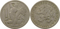 CZECHOSLOVAKIA 1 KORUNA -