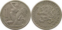 CZECHOSLOVAKIA 1 KORUNA -